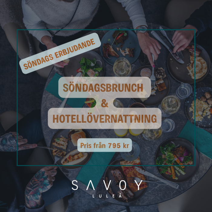 Söndagslyx – Brunch, Spa & Hotellfrukost
